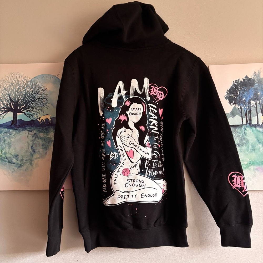 Beautiful Disaster Graphic Hoodie- Small